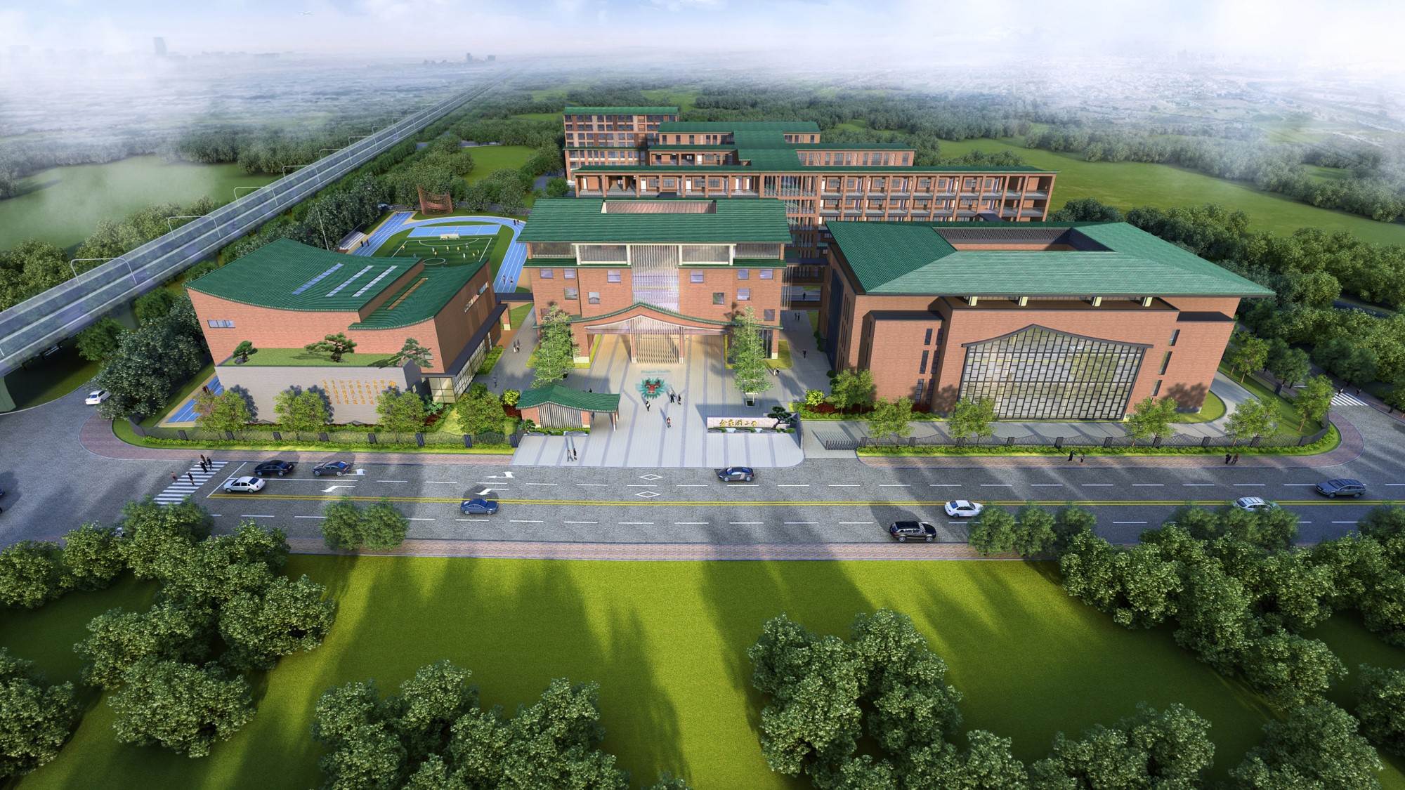 金峰洲小學效果圖1 金峰洲小學效果圖1